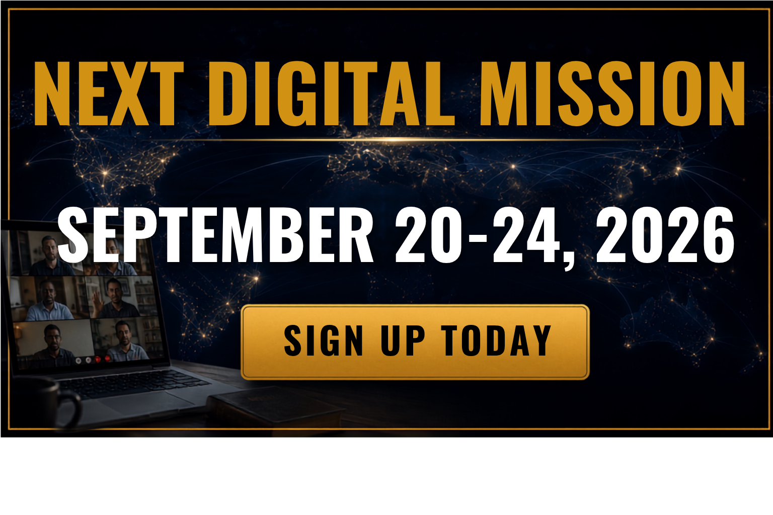 Travel on a digital mission and equip pastors around the world
